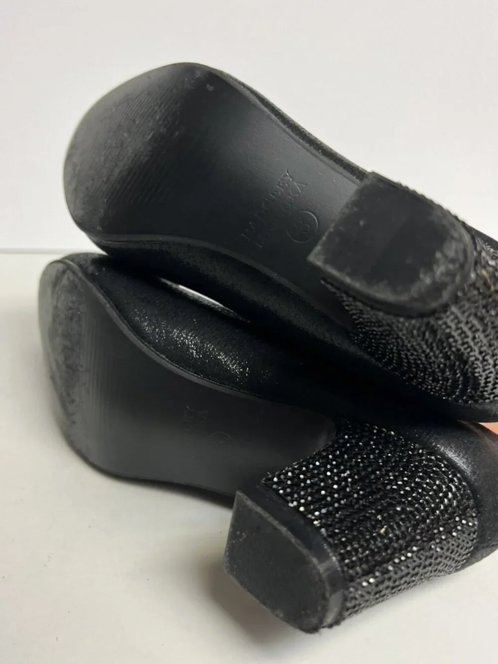 Badgley Mischka Girls Janelle Pump Heel Black Size 3 M Big Kid